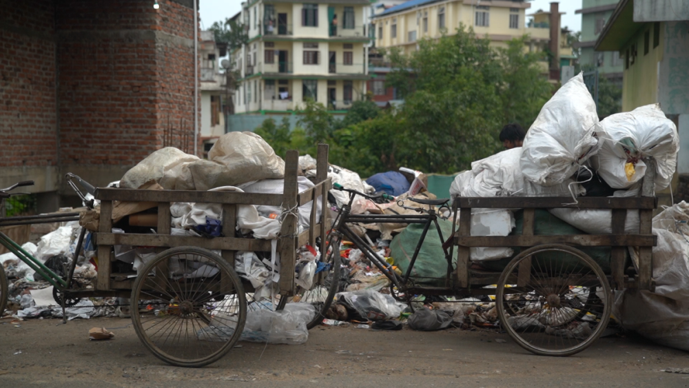 A pile of garbage near Faith Hospital in Dimapur. (Morung File Photo, For Representational Purpose Only)